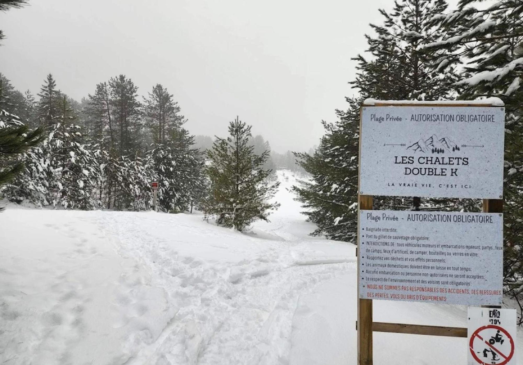 Les Chalets Double K # 3 Saint-Alexis-des-Monts Εξωτερικό φωτογραφία